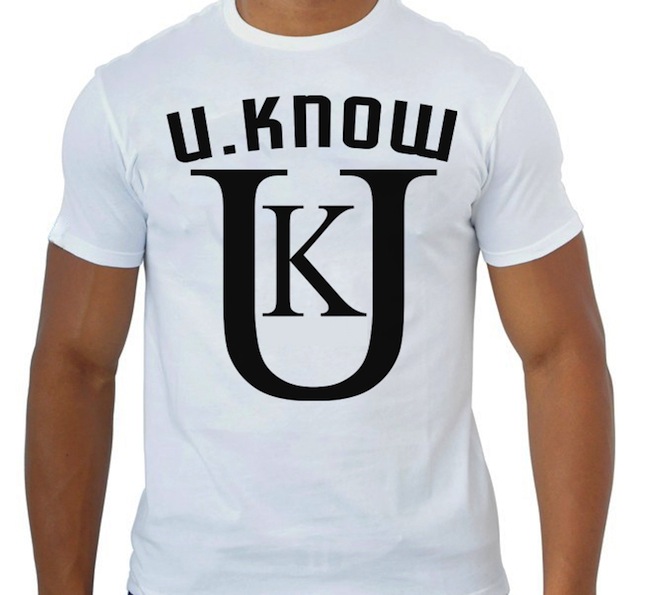 U.Know - Fuerza Blanc & Noir (T-shirt Homme)